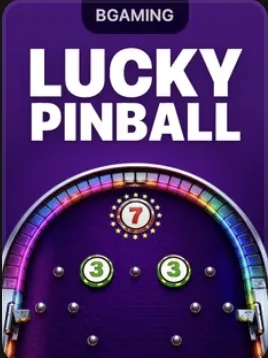 Lucky Pinball game tile — pinball board with numbered bumpers